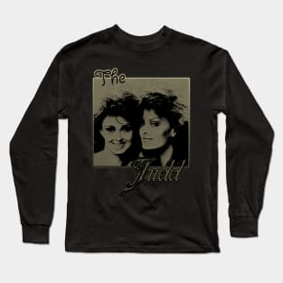 judds// black white design Long Sleeve T-Shirt